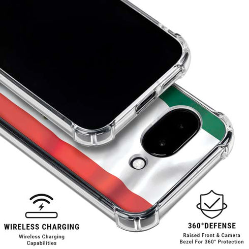 Mexico Flag Google Pixel 9a Clear Case